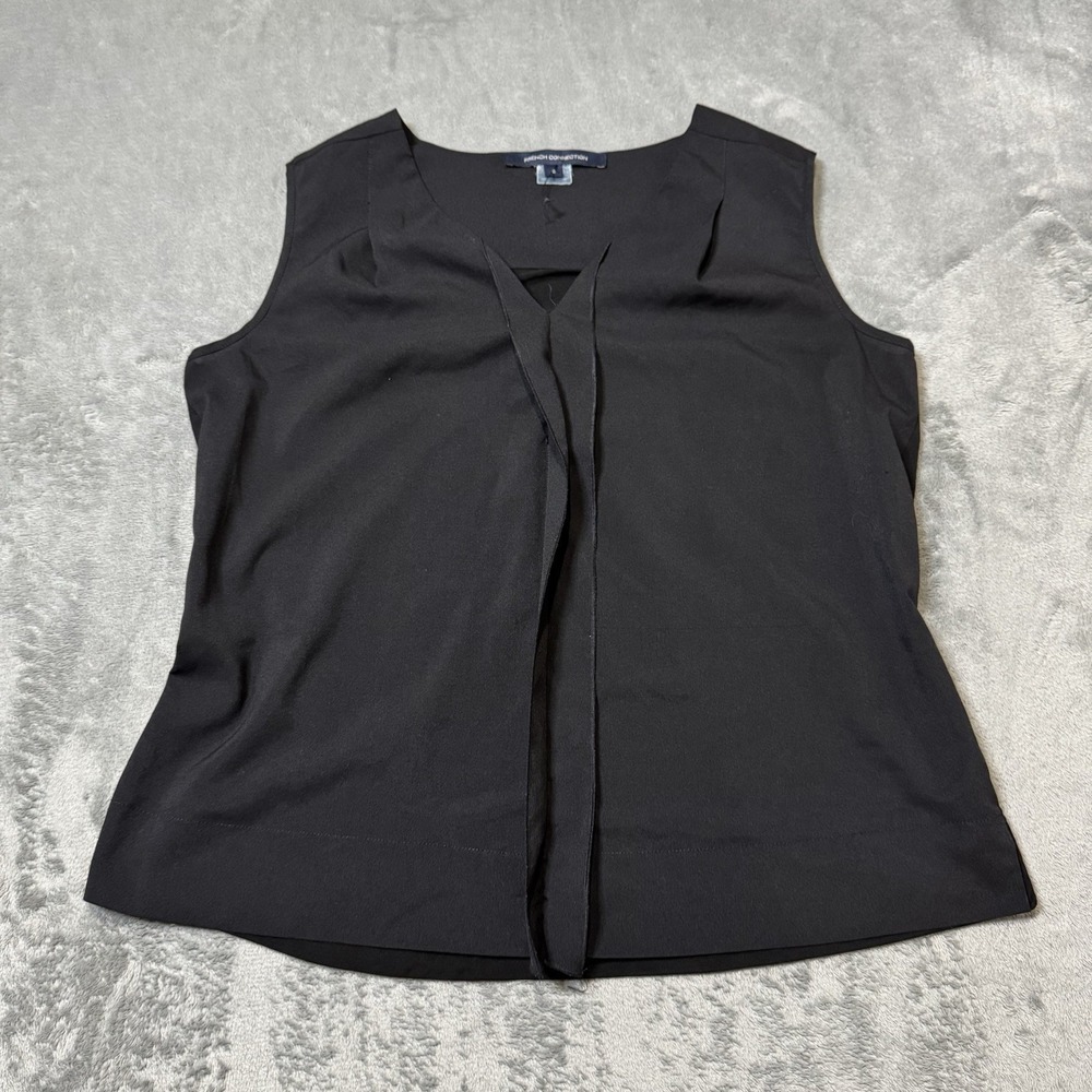 VTG Y2K French Connection‎ Sleeveless Blouse Size S Grunge Whimsygoth Indie